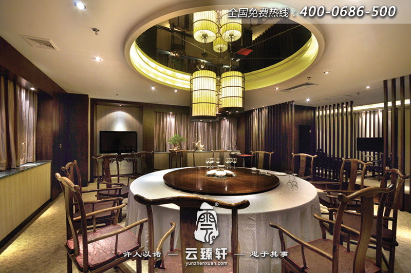 古典中式餐廳包間設(shè)計